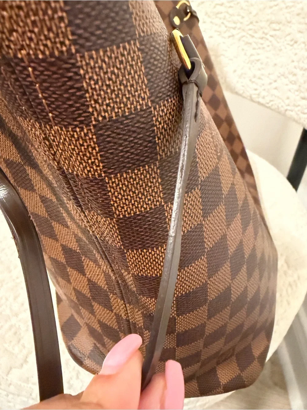 Louis Vuitton Brown Damier Ebene Neverfull MM